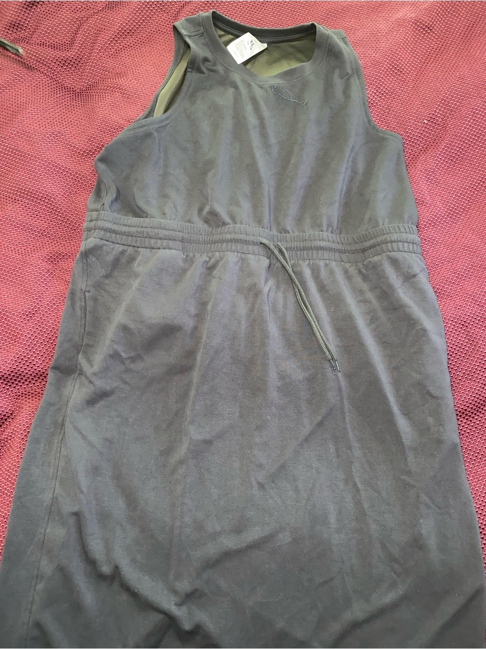 Serra Aldi Gray Sleeveless Drawstring Tank Dress  XL 16-18